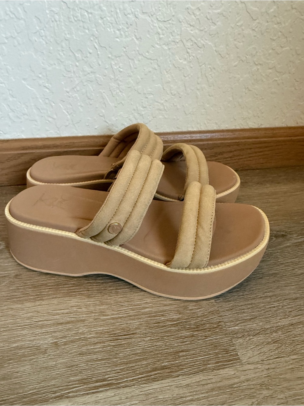 Reef Lofty Lux Hi Tan Platform Sandals Chunky Size Womens 8 Summer Beach Slip On